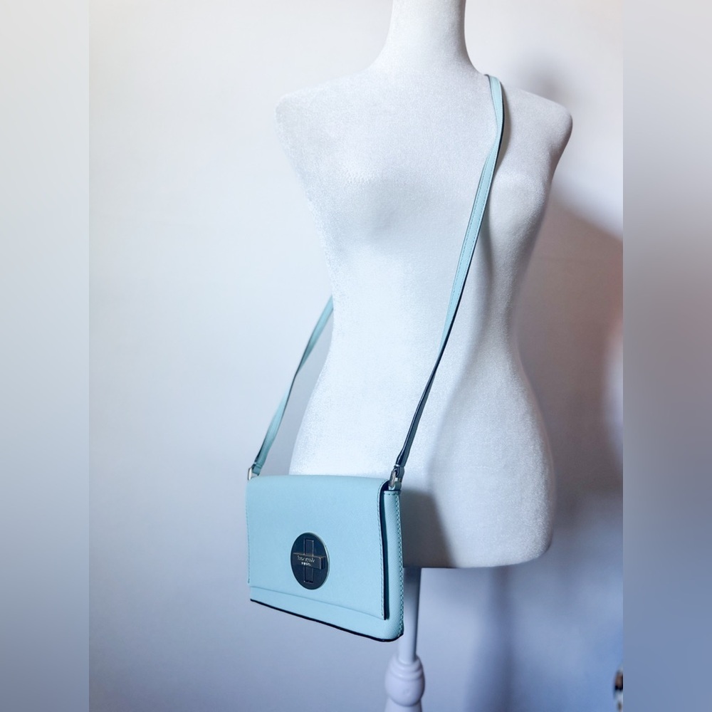Kate Spade Newbury Lane Sally Crossbody in Light Tiffany Blue - Picture 4 of 10